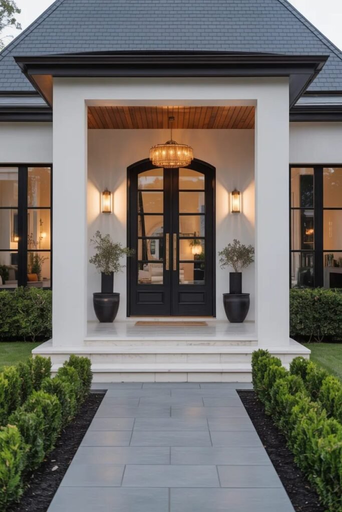 Statement front porch design ideas