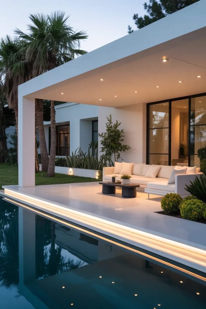 White front porch design ideas