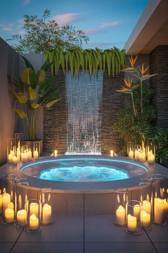 Luxury spa terrace ideas