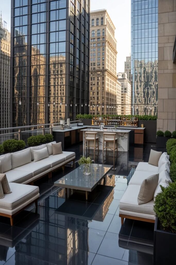 Penthouse terrace design ideas