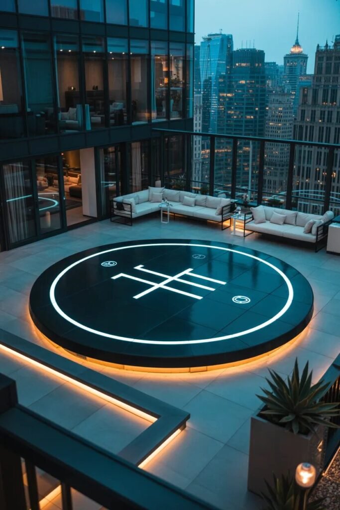 Futuristic terrace design ideas