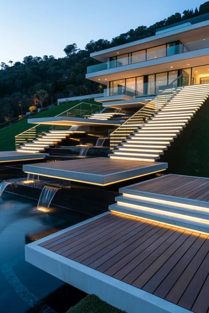 Floating terrace luxury ideas