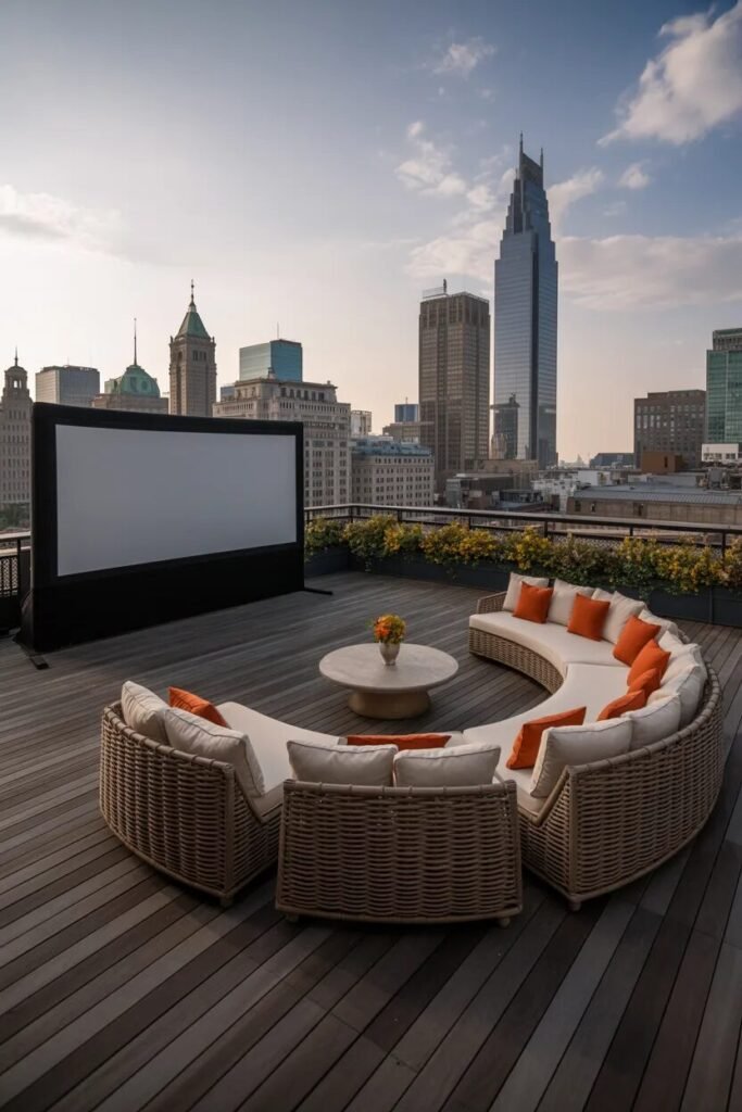 Cinema terrace luxury ideas