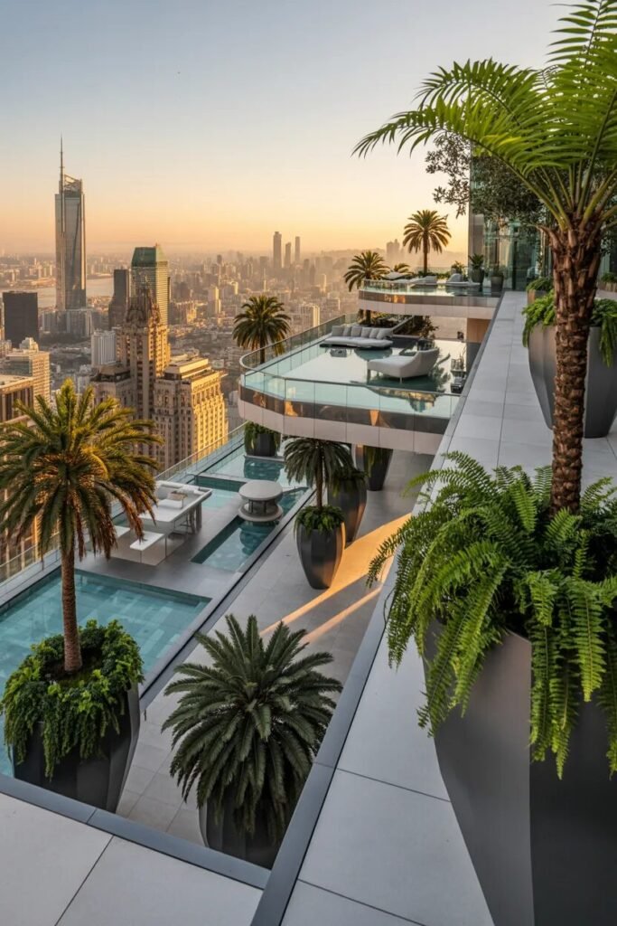 Sky garden terrace ideas