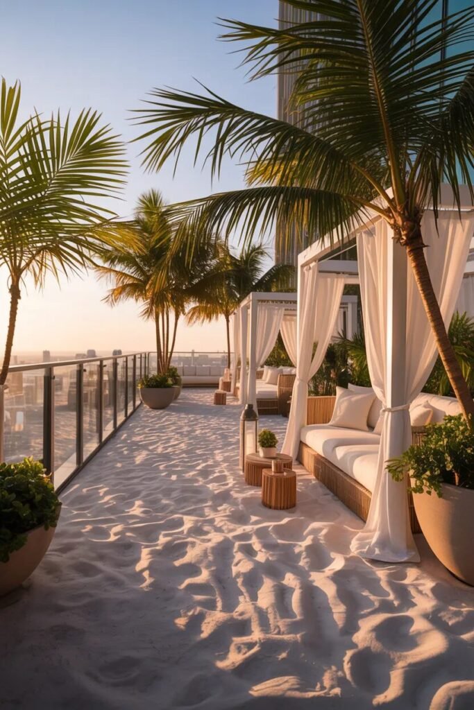 Beach terrace luxury ideas
