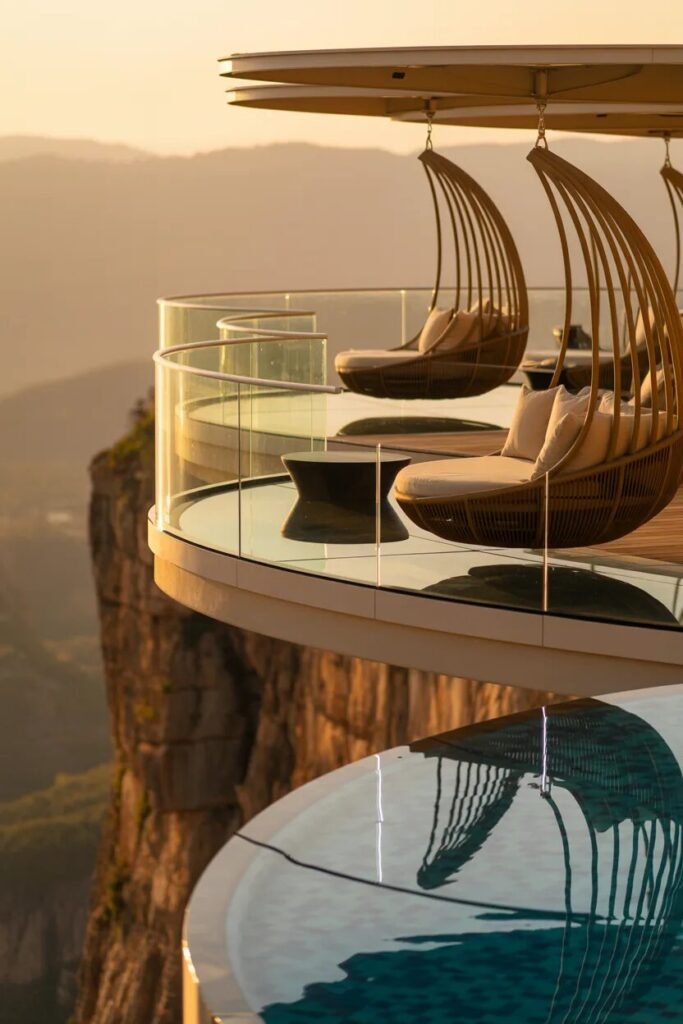 Infinity lounge terrace ideas
