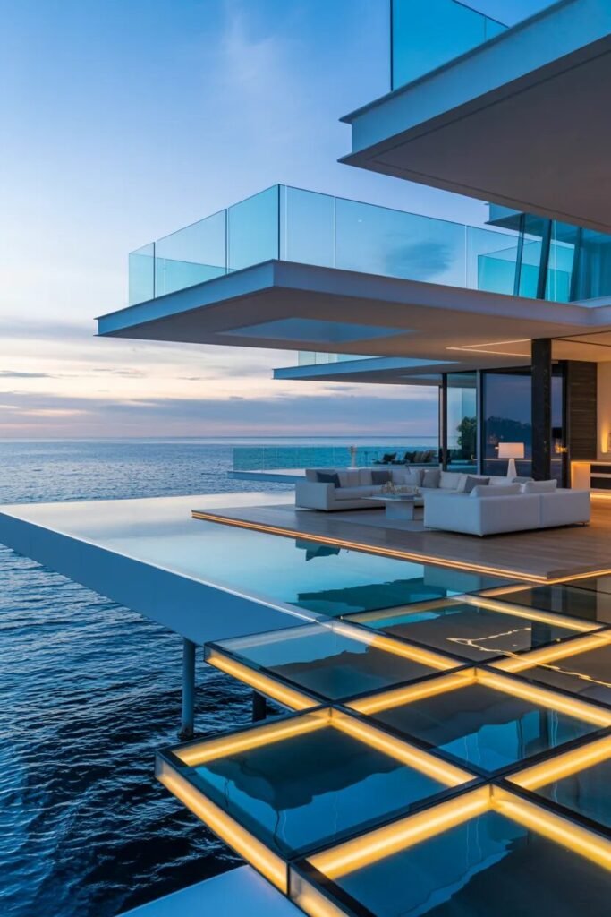 Floating mansion terrace ideas
