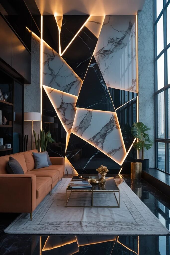 Marble aesthetic wall decor ideas