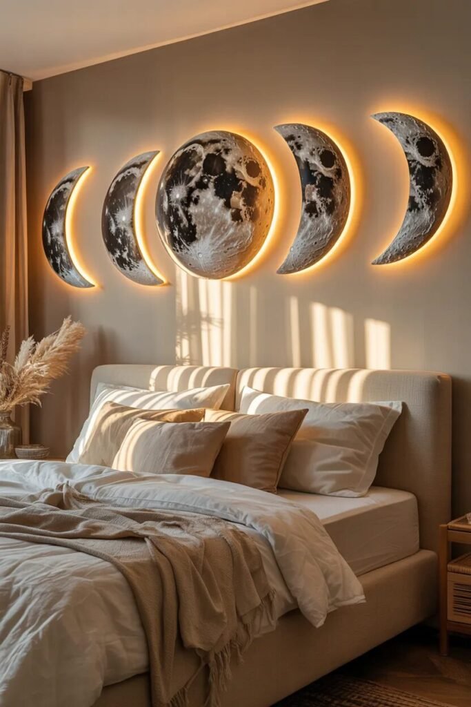 Moon aesthetic wall decor ideas