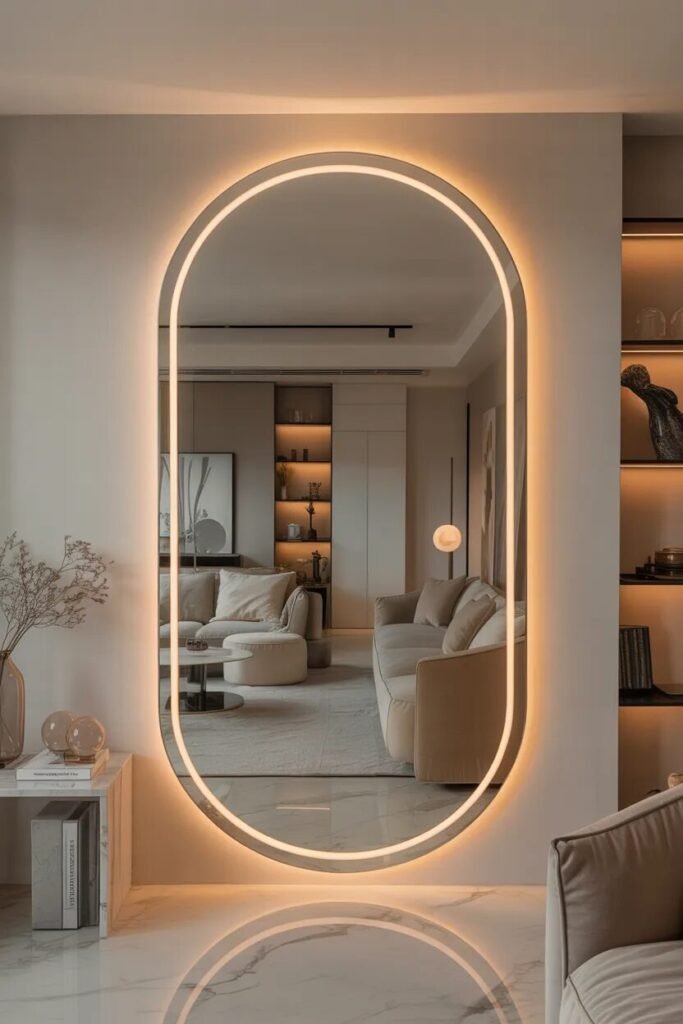 Mirror aesthetic wall decor ideas
