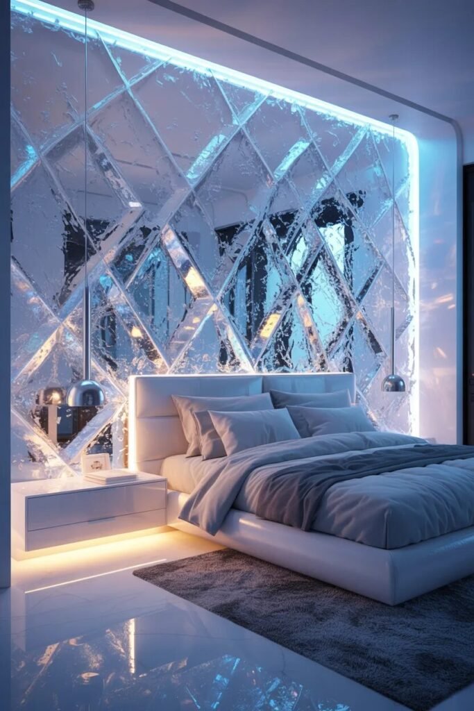 Crystal aesthetic wall decor ideas