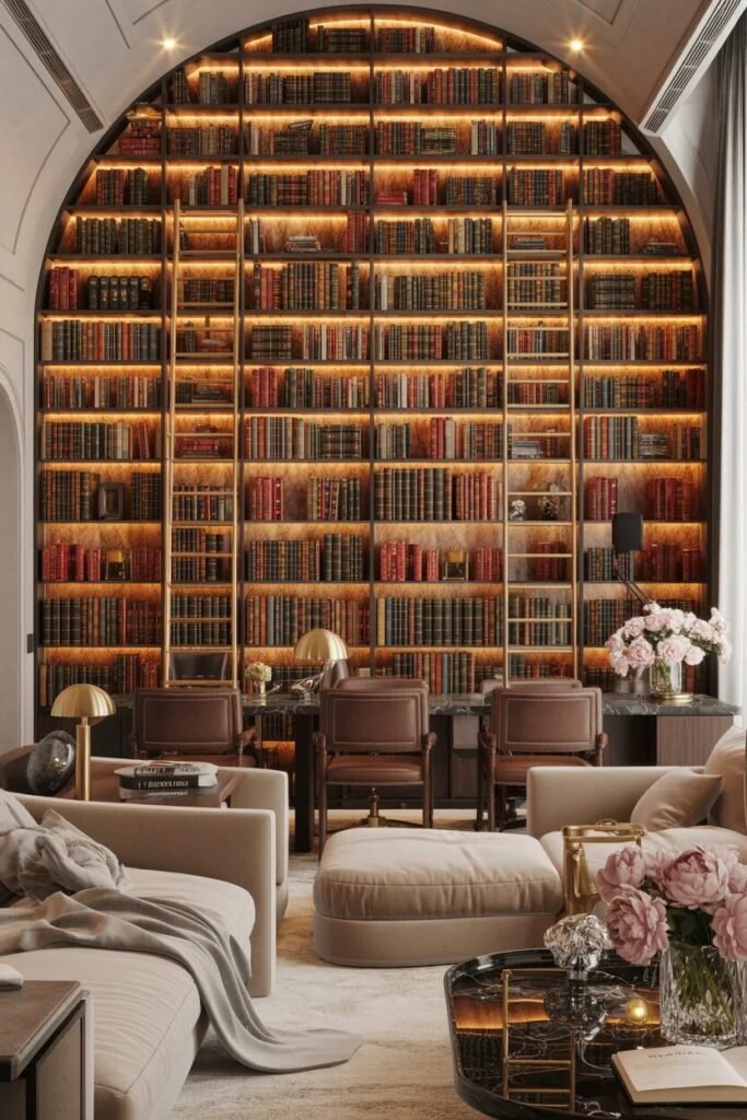 Library aesthetic wall decor ideas