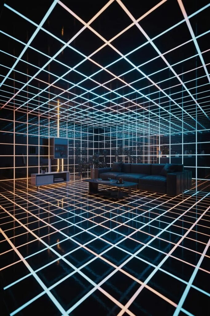 LED aesthetic wall decor ideas