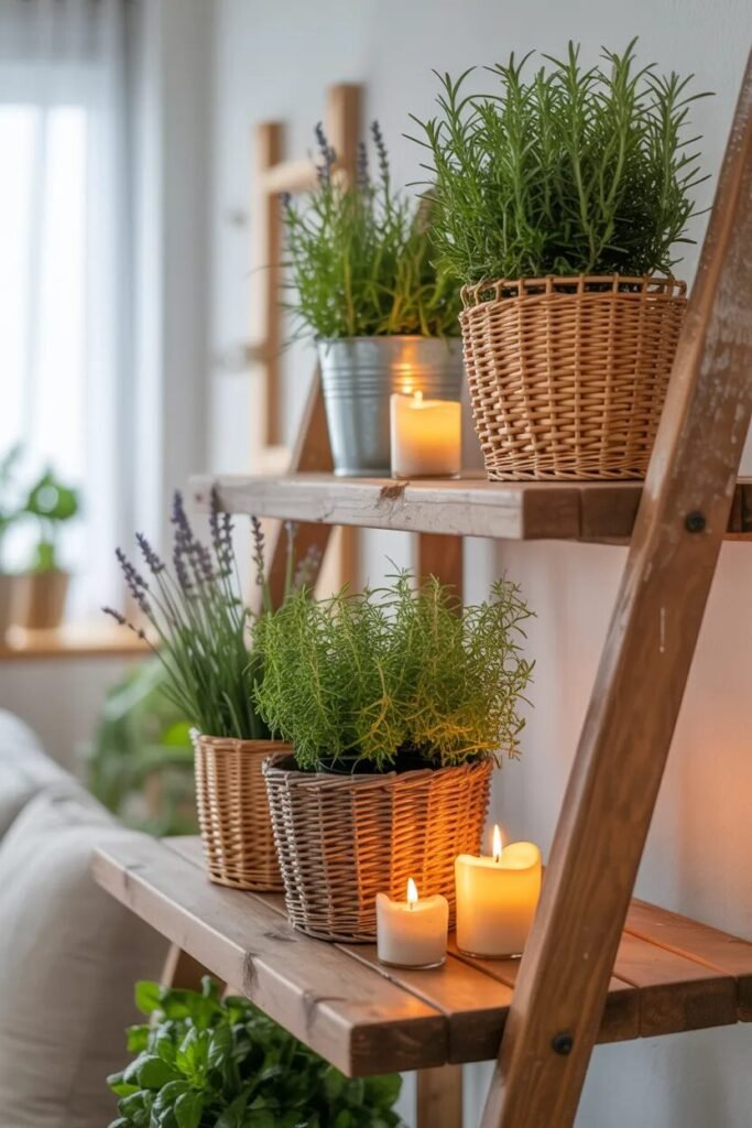 Indoor herb garden ideas 11 ladder indoor herb garden ideas