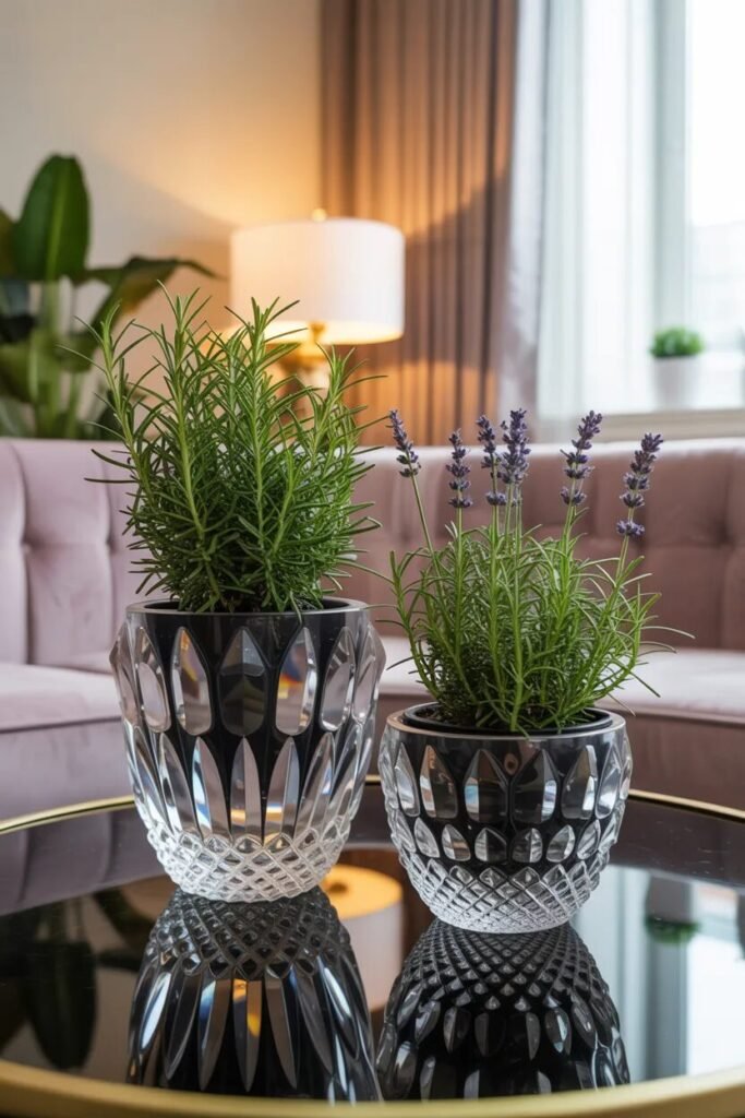 glam creative herb planter ideas