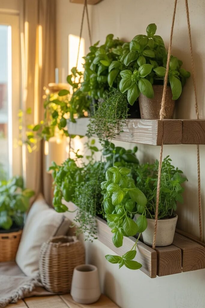 swing creative herb planter ideas