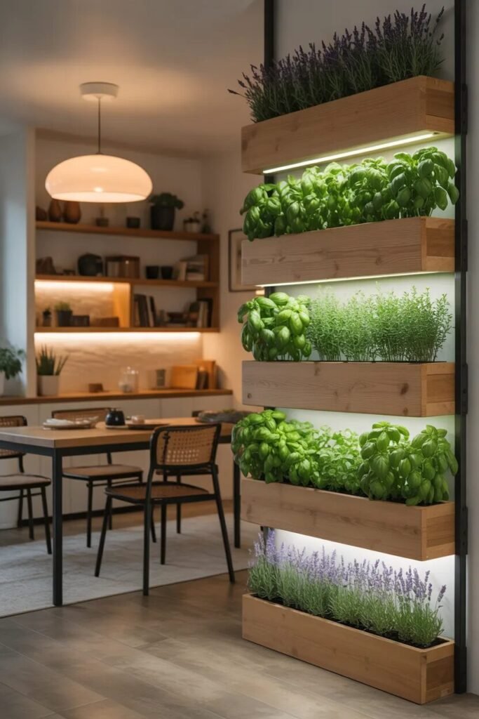 divider creative herb planter ideas