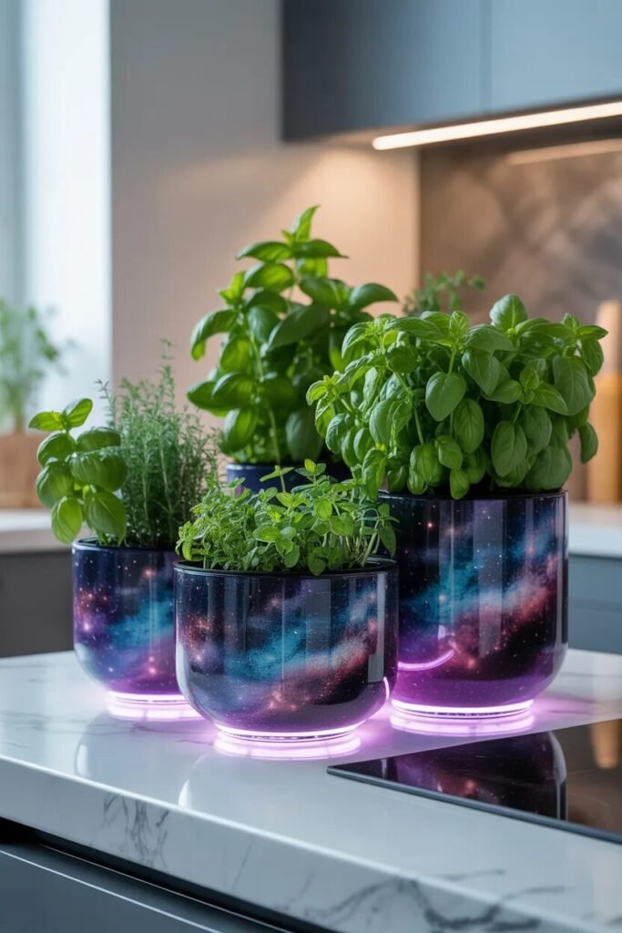 galaxy creative herb planter ideas