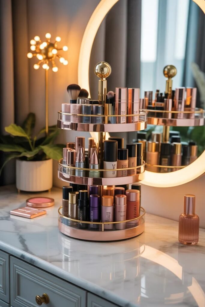 28 vanity organization ideas 3 rotating vanity organization ideas storage