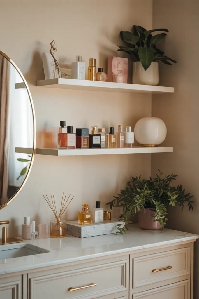 28 vanity organization ideas 5 floating vanity organization ideas shelves