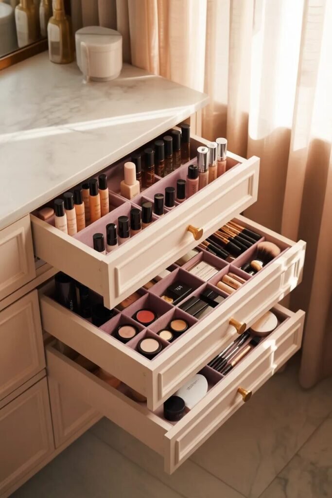 28 vanity organization ideas 18 pull-out vanity organization ideas drawers