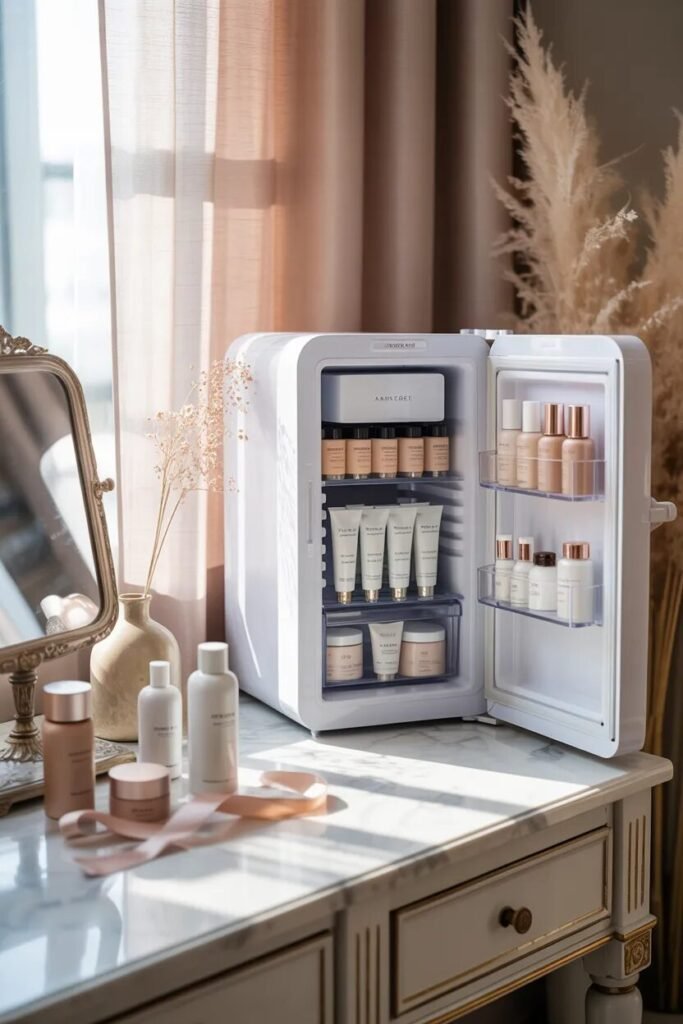 28 vanity organization ideas 20 skincare vanity organization ideas fridge