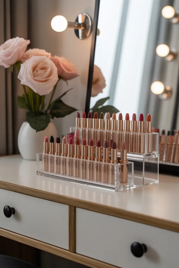 28 vanity organization ideas 21 lipstick vanity organization ideas holder