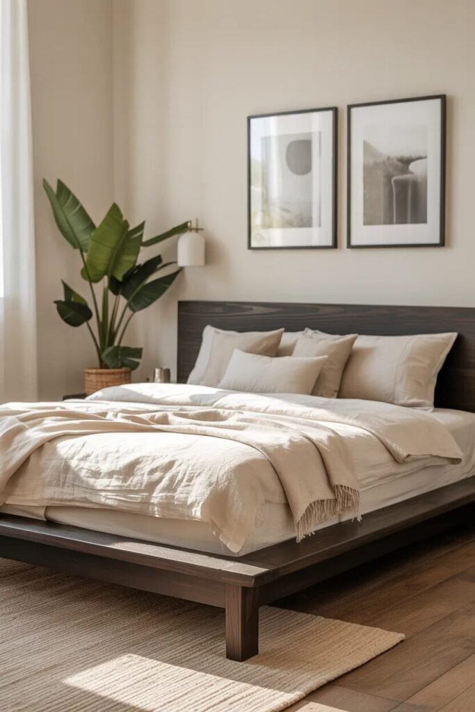 Japandi 21 bed frame design