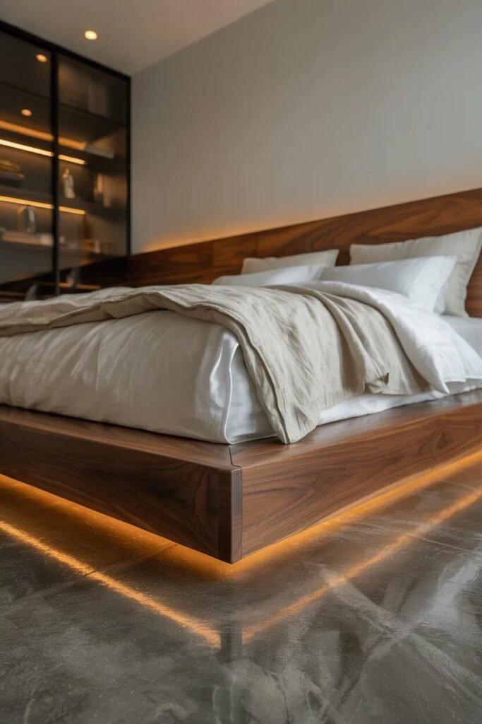 Minimal 21 bed frame design