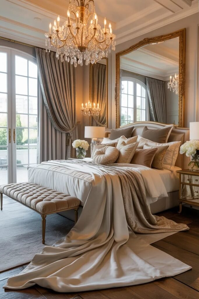 luxury bedroom curtain design ideas
