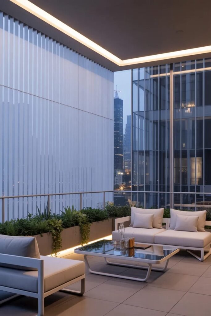 Modern balcony privacy ideas 5 smart glass balcony privacy ideas