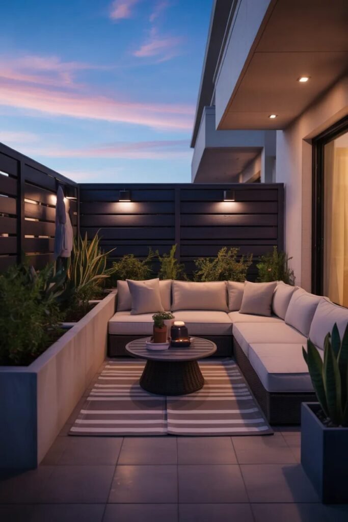 Modern balcony privacy ideas 10 luxury balcony privacy lighting ideas
