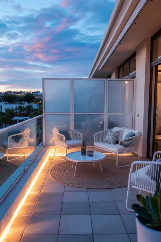 Modern balcony privacy ideas 11 acrylic modern balcony privacy ideas
