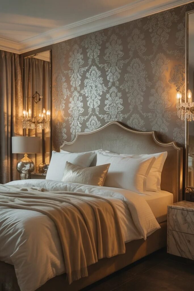  luxury bedroom wallpaper design ideas