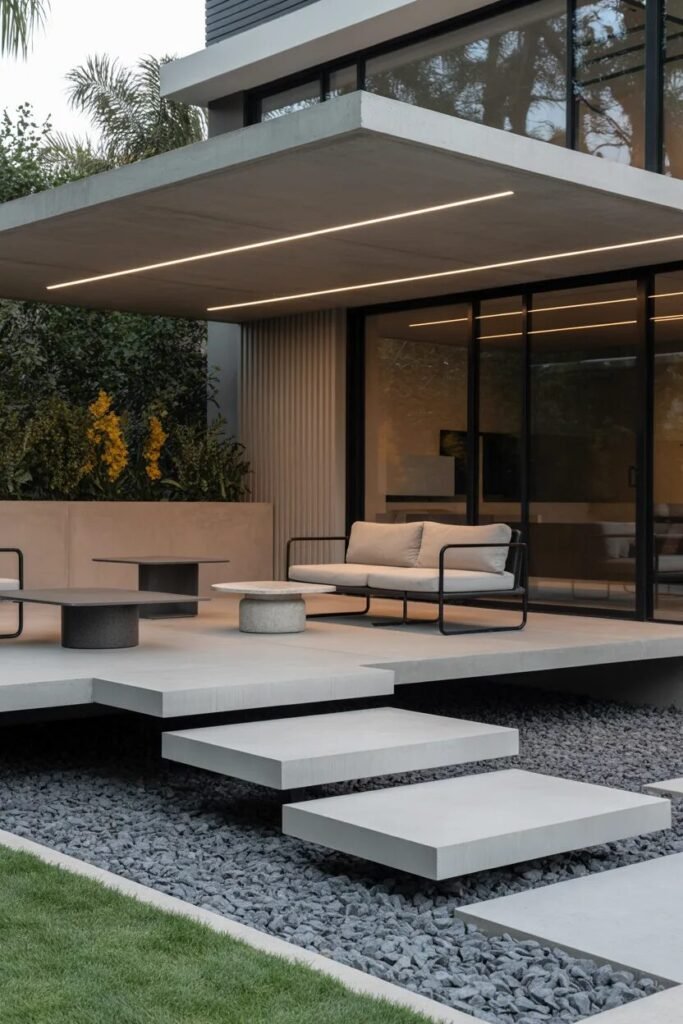 Concrete platform 19 yard ideas