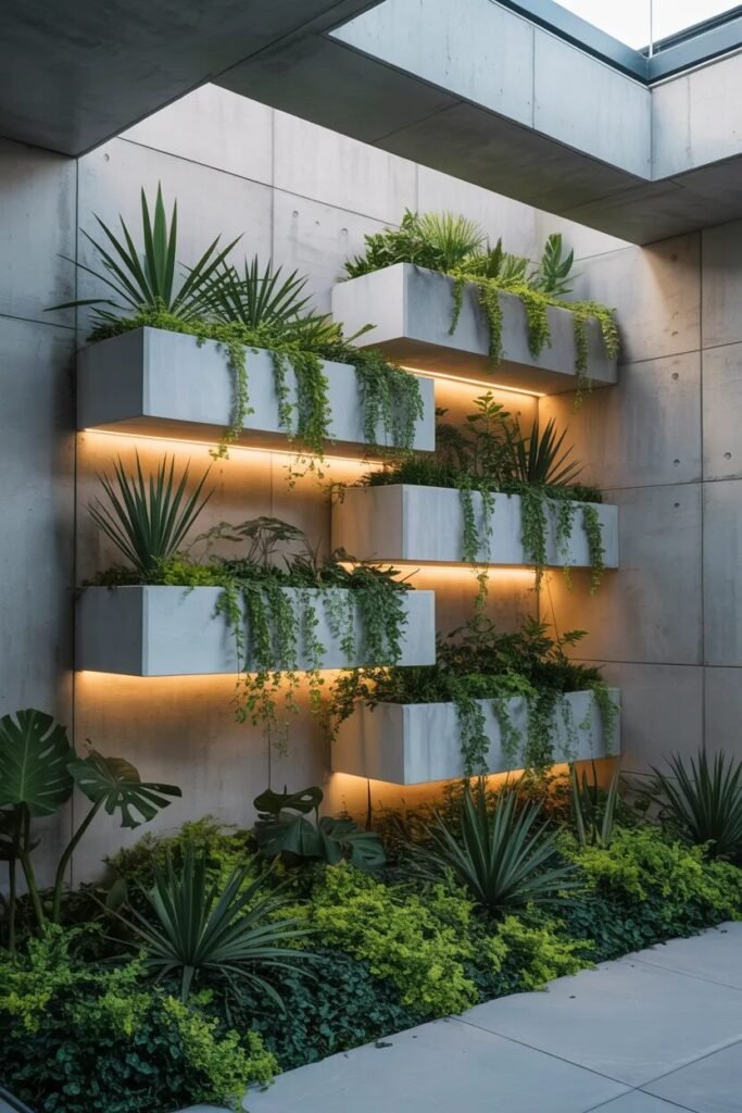 Floating planter 19 yard ideas