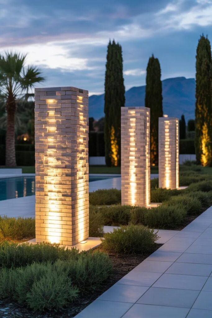 Stone tower 19 yard ideas