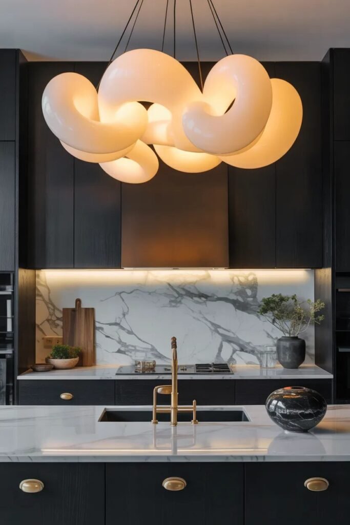 Elegant black kitchen cabinets ideas