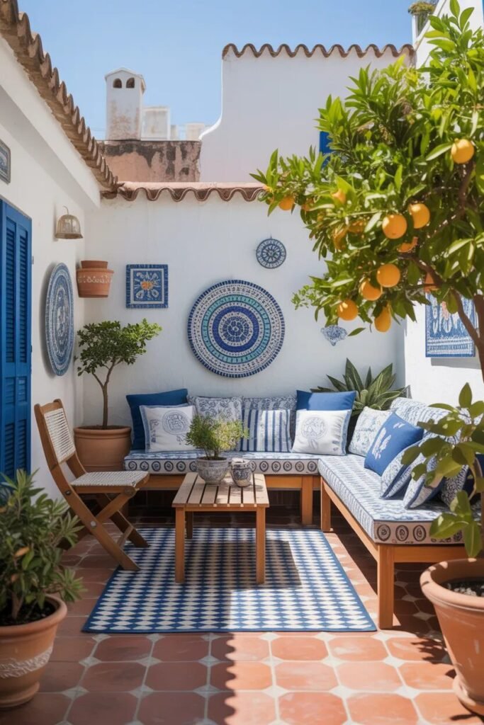 Mediterranean apartment patio ideas style