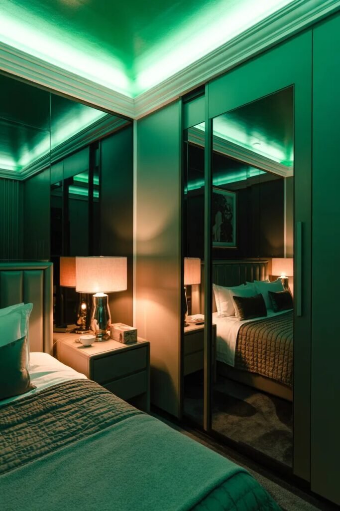 luxury pink green ceiling lights