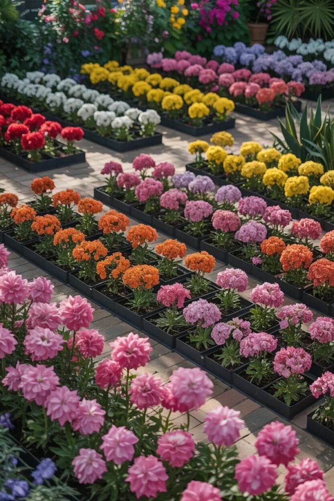 20 flower garden ideas color theme