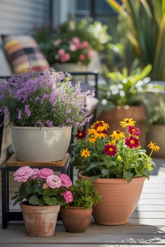 20 flower garden ideas container style