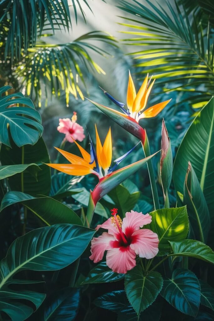 20 flower garden ideas tropical blooms