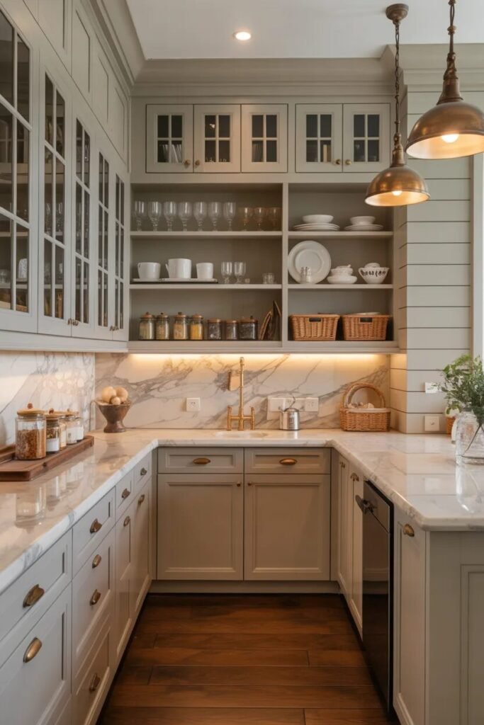 luxury farmhouse kitchen design ideas pantry