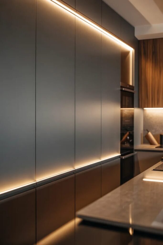 LED kitchen wall decor ideas