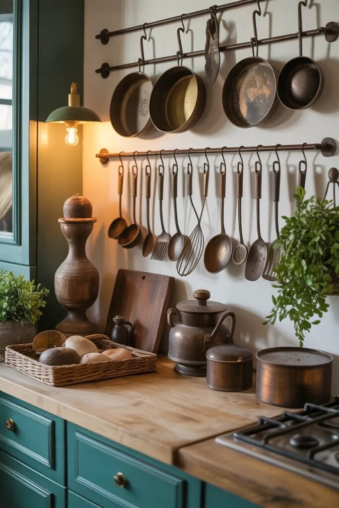 Antique kitchen wall decor ideas