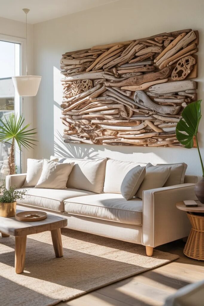  Driftwood coastal wall decor ideas