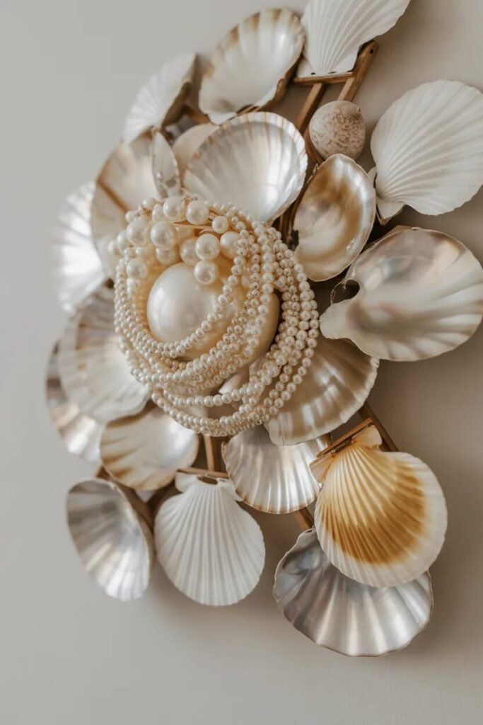 Pearl coastal wall decor ideas