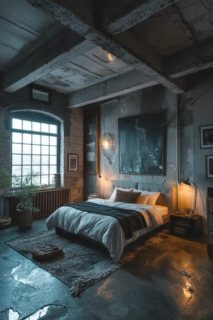 20 grunge bedroom design ideas warehouse style