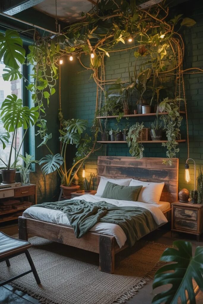 20 grunge bedroom design ideas jungle room